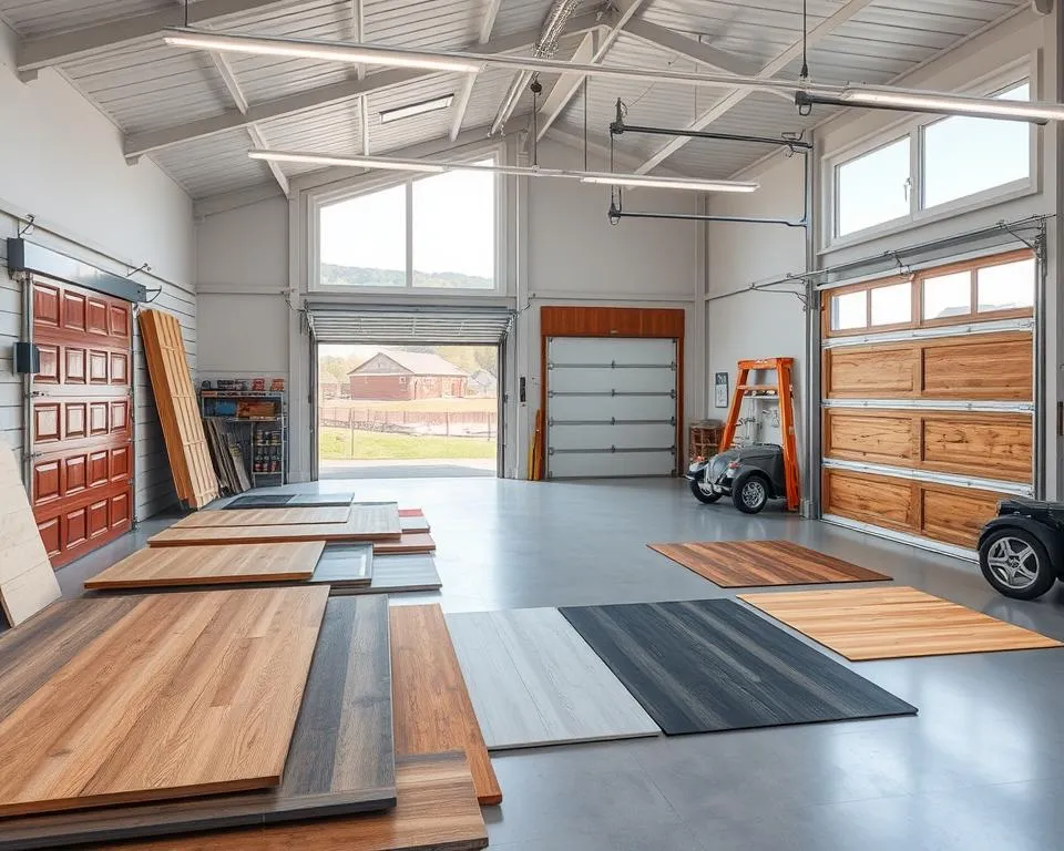 garage door materials