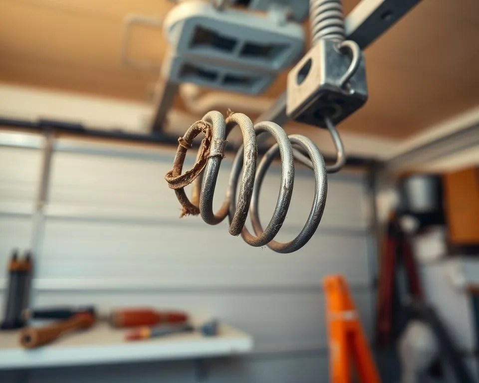 garage door spring repair signs
